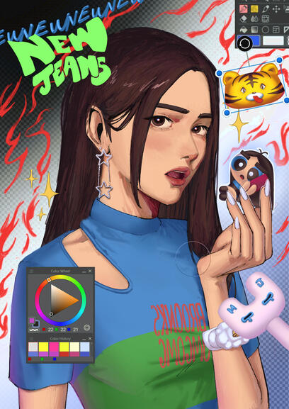 Minji Fanart NEW JEANS